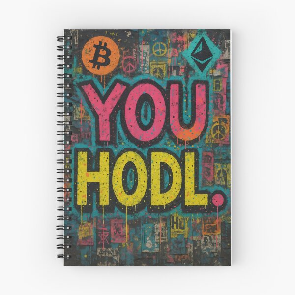 Item preview, YOU HODL. – NeoPunk Crypto Street Art designed and sold by oneof21million.