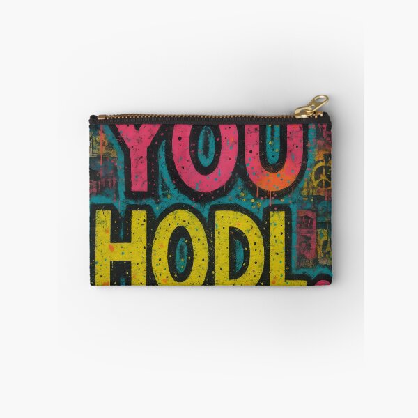 Item preview, YOU HODL. – NeoPunk Crypto Street Art designed and sold by oneof21million.