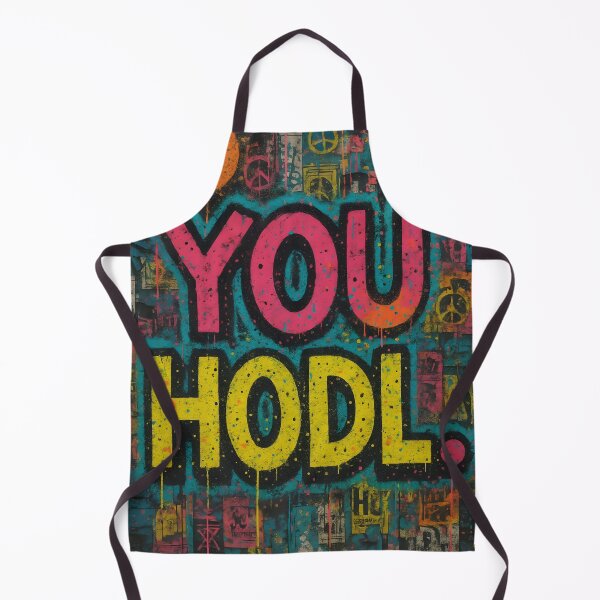 Item preview, YOU HODL. – NeoPunk Crypto Street Art designed and sold by oneof21million.