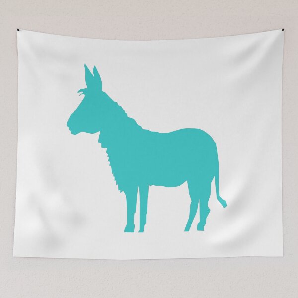 Item preview, Light Blue Donkey designed and sold by The-Happy-Mess.
