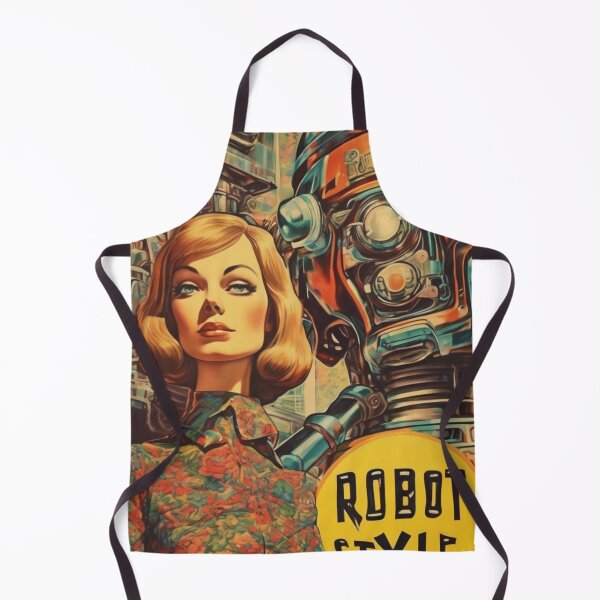 Item preview, Robot Love Art Illustrations Midcentury | #31 designed and sold by NickWhittleArt.