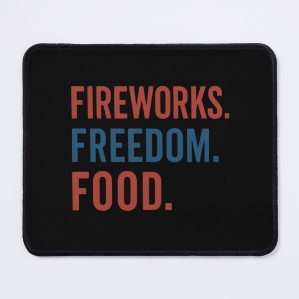 Item preview, Fireworks. Freedom. Food. designed and sold by ALITOPRINCE.