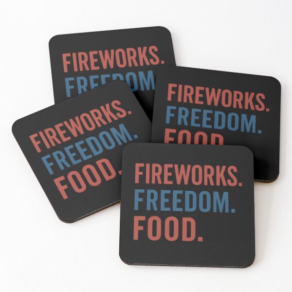 Item preview, Fireworks. Freedom. Food. designed and sold by ALITOPRINCE.