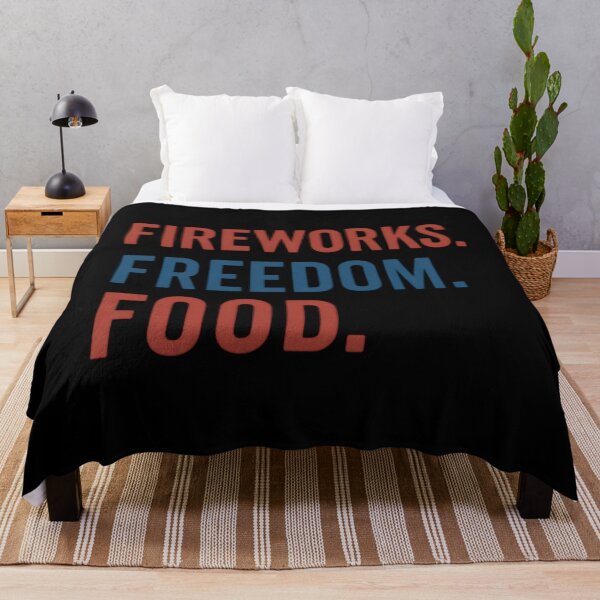 Item preview, Fireworks. Freedom. Food. designed and sold by ALITOPRINCE.