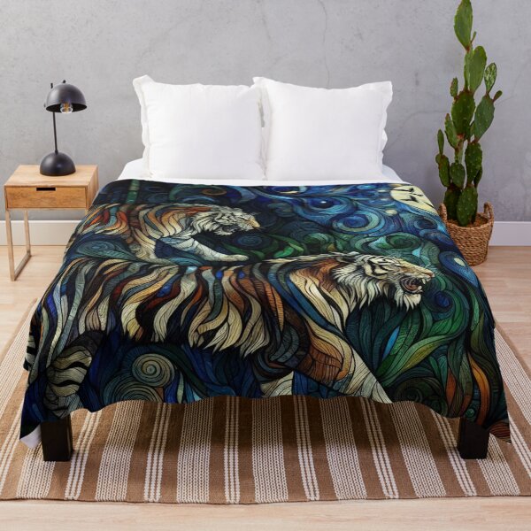 Item preview, Abstract Tiger Art designed and sold by TheDarkWardrobe.