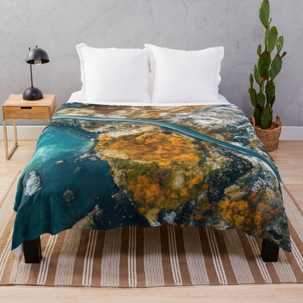 Item preview, Autumn road by calm lake designed and sold by anytka.