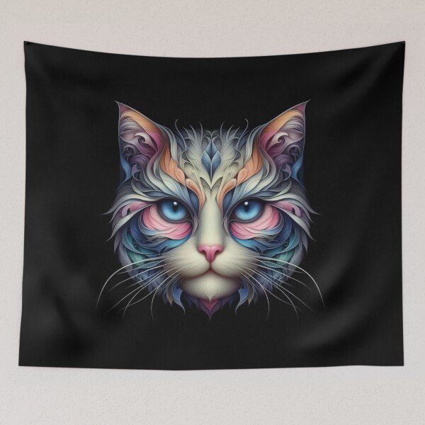 Item preview, Cat Face 4 designed and sold by Sybille-Yates.