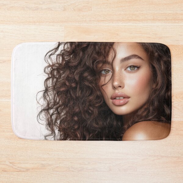 Item preview, Beautiful woman with curly hair designed and sold by anytka.