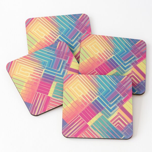 Item preview, Geometric Lines - Summer 2025 design, irregular pattern designed and sold by WorldByEsi.