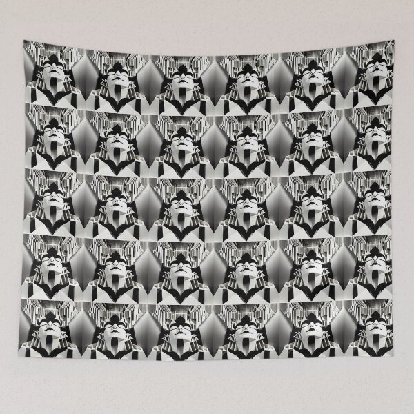 Item preview, Origami Mummy - Stark Black and White designed and sold by shakespeare1212.