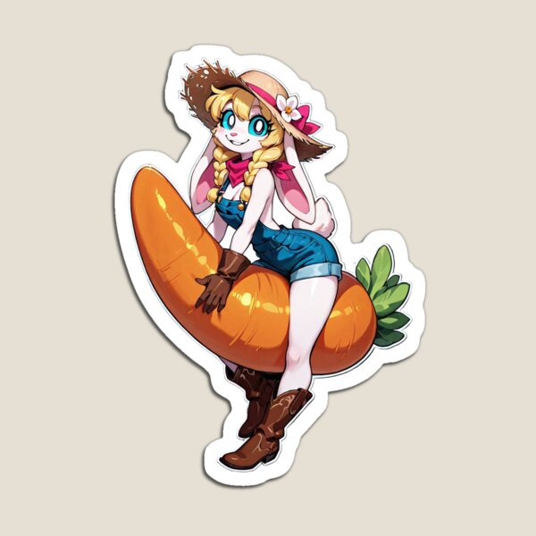 Item preview, furry anthro bunny farmer designed and sold by Disparaging_Word.