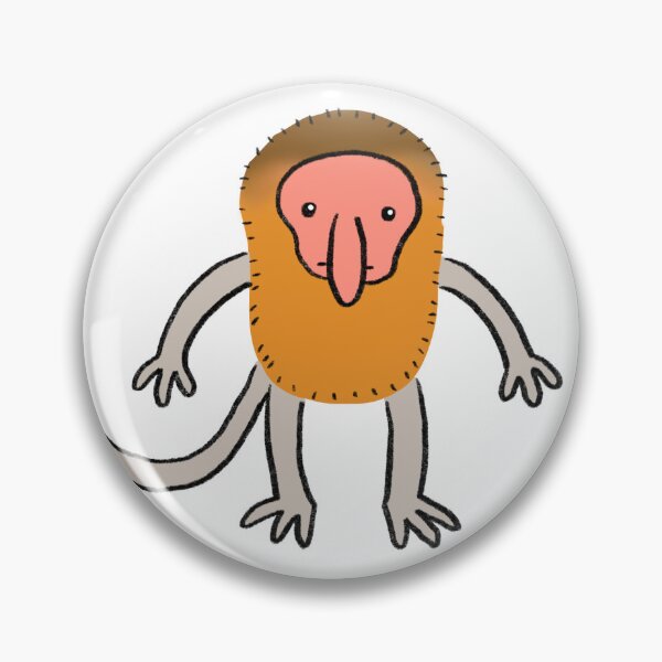 Item preview, proboscis monkey designed and sold by sophuu-art.
