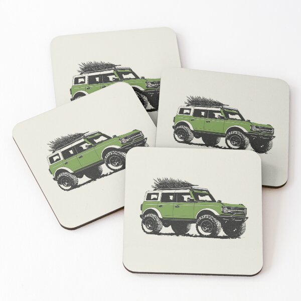 Item preview, Green Bronco with Christmas Tree designed and sold by blackdogshop.