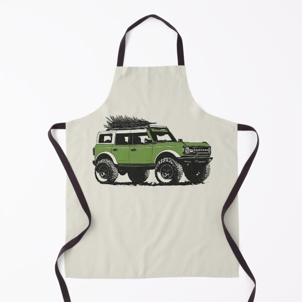 Item preview, Green Bronco with Christmas Tree designed and sold by blackdogshop.