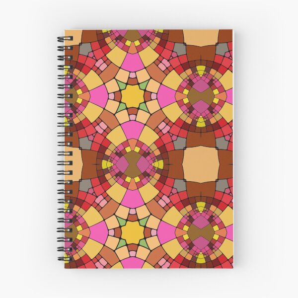 Item preview, surface fabric mosaic tile seamless colorful repeat pattern designed and sold by Abrahamjrnd.
