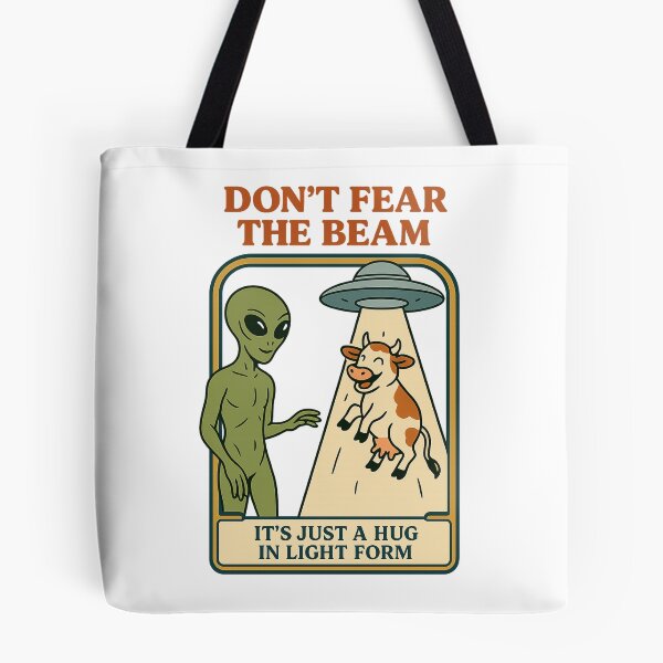 Item preview, Alien Hugging Cow – Don’t Fear the Beam designed and sold by StanleyBeamont.