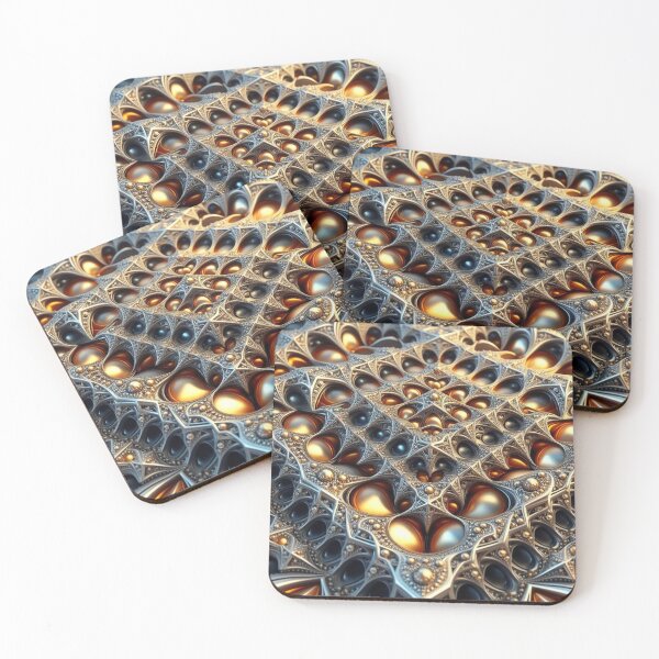 Item preview, Fractal Metal 1 designed and sold by Sybille-Yates.