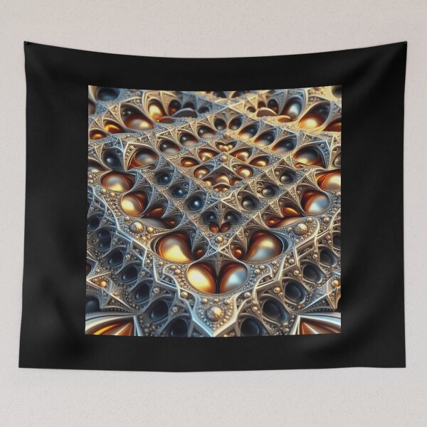Item preview, Fractal Metal 1 designed and sold by Sybille-Yates.