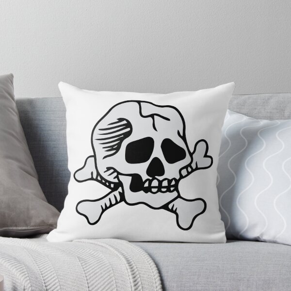 Artikel-Vorschau von Amerikanischer traditioneller Totenkopf mit gekreuzten Knochen, designt und verkauft von hdport.