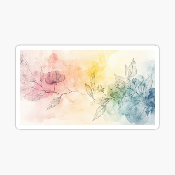 Item preview, Elegant floral watercolor design designed and sold by anytka.