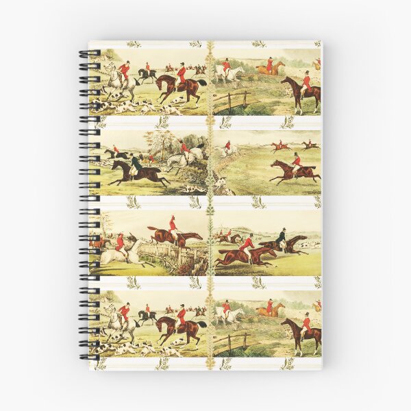 Item preview, Vintage English Country Hunting Horse Riders and Hounds  designed and sold by tanjica.