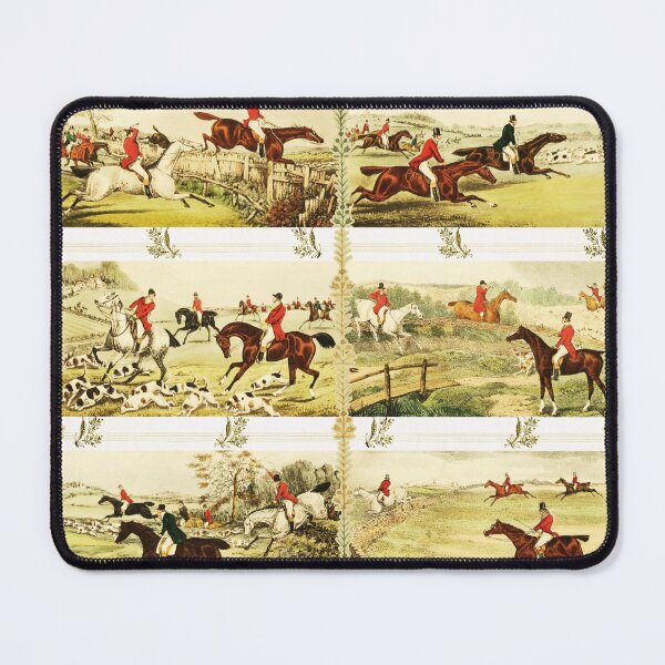 Item preview, Vintage English Country Hunting Horse Riders and Hounds  designed and sold by tanjica.
