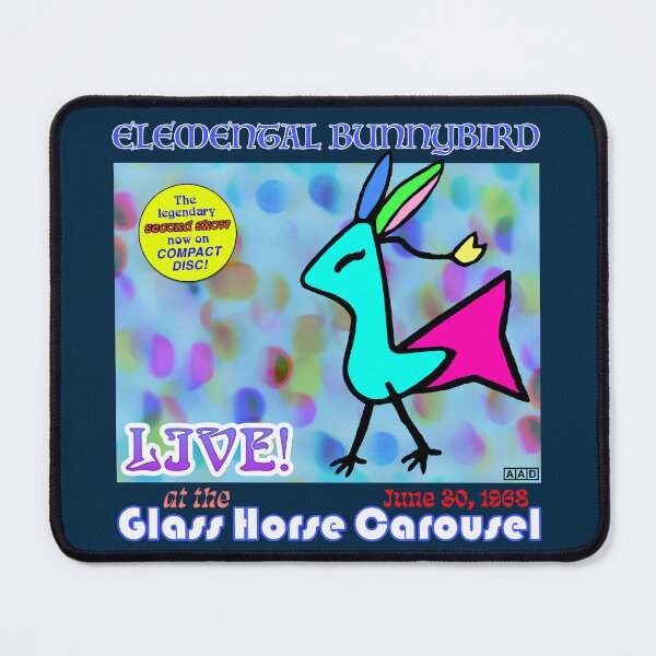 Item preview, Elemental Bunnybird: Live at the Glass Horse Carousel, June 30, 1968 designed and sold by SBVillard.