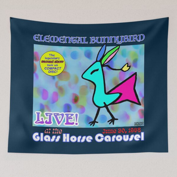 Item preview, Elemental Bunnybird: Live at the Glass Horse Carousel, June 30, 1968 designed and sold by SBVillard.