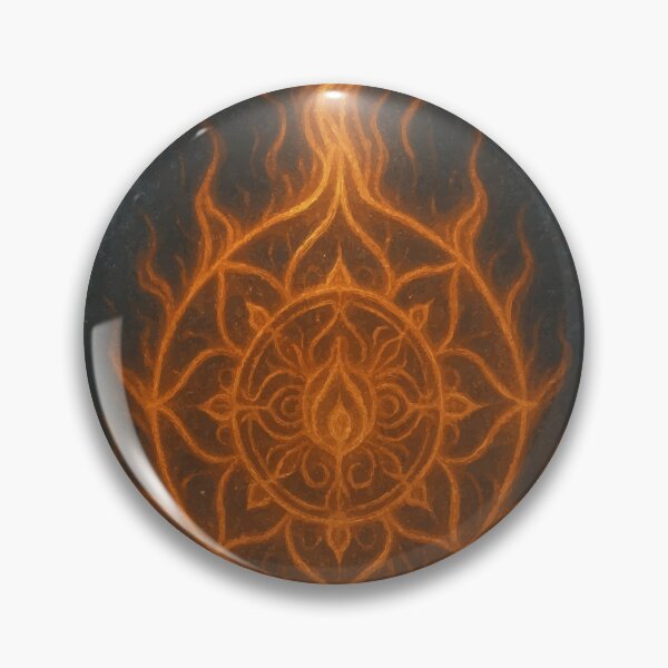 Item preview, Sacred Flame Mandala: Light in the Frozen Cathedral designed and sold by AbstractAnom.