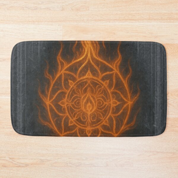 Item preview, Sacred Flame Mandala: Light in the Frozen Cathedral designed and sold by AbstractAnom.