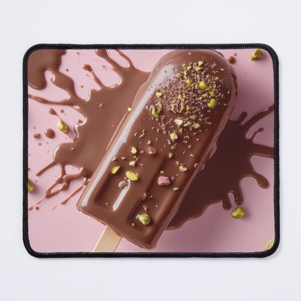 Item preview, Pink background ice cream treat designed and sold by anytka.