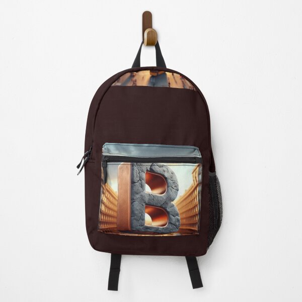 Item preview, Barcelona City Vibes – AI Art with Bold Initial B as Background for Urban Style Clothing & Travel-Inspired Accessories designed and sold by knalpot-design.