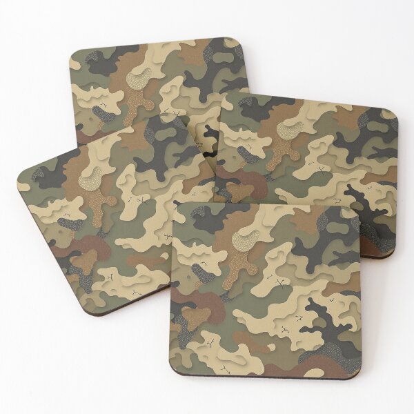 Item preview, Layered Woodland Camouflage Pattern designed and sold by Vision Crafted.
