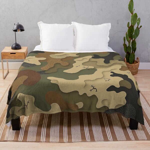 Item preview, Layered Woodland Camouflage Pattern designed and sold by Vision Crafted.