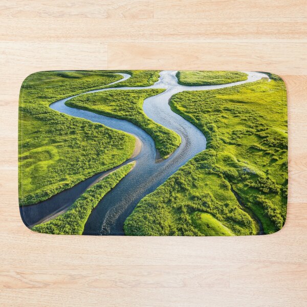 Item preview, River Flowing Through Greens designed and sold by anytka.