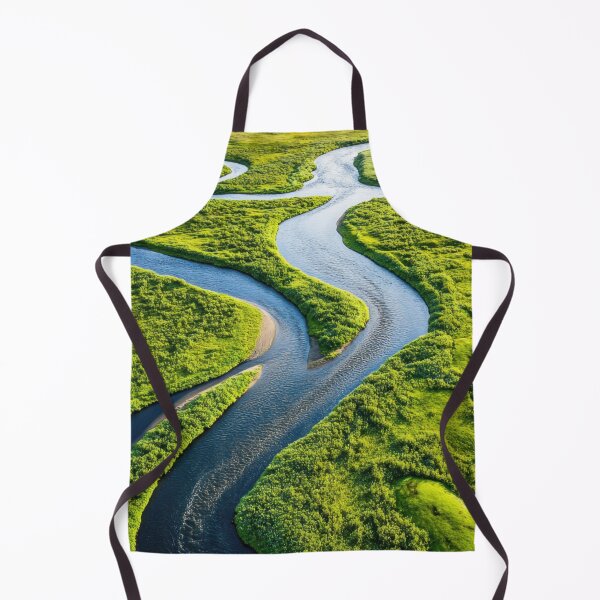 Item preview, River Flowing Through Greens designed and sold by anytka.