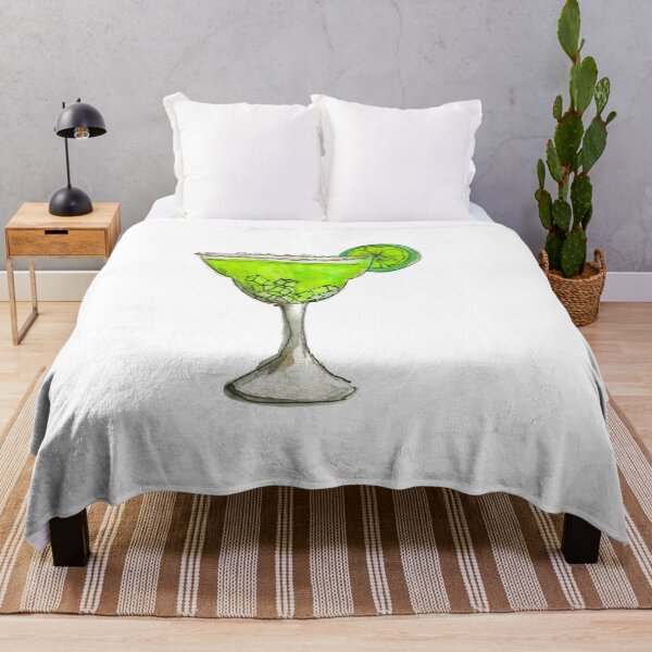 Item preview, Margarita on the Rocks Watercolor Cocktail designed and sold by skybluepink studio.
