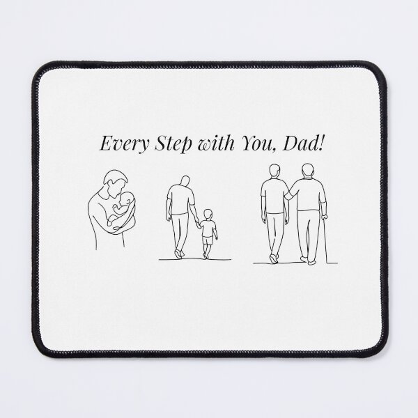 Item preview, Every Step with You, Dad – A Journey of Fatherhood designed and sold by L and J Vielman.