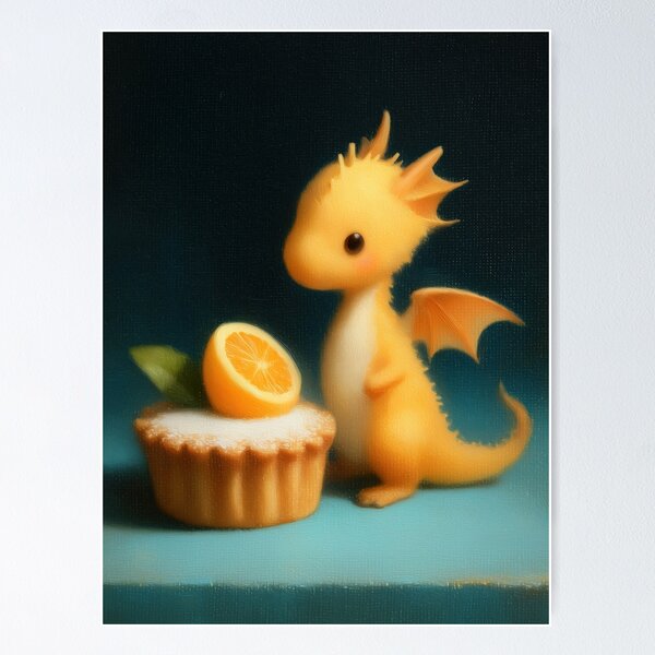 Item preview, Lemon Tart Dragon designed and sold by Magical Art Store.