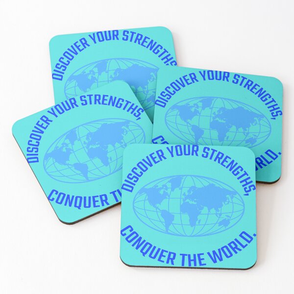 Item preview, Discover your strengths, conquer the world. designed and sold by Snarkers Promotions .