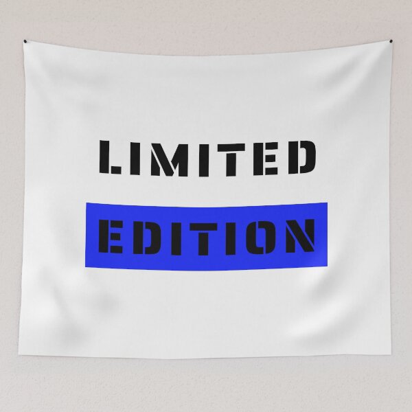Item preview, LIMITED EDITION, Stencil Font, Bold Font, Quotes, Blue designed and sold by AASparksDesigns.
