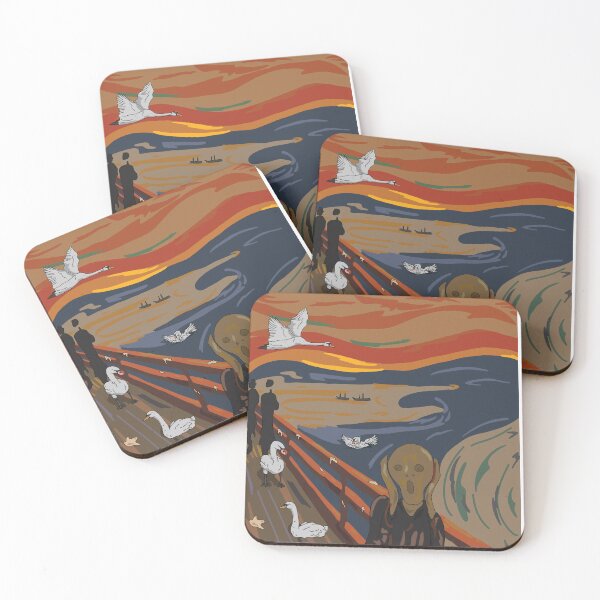 Item preview, the Scream - swans galore designed and sold by Planetpetedesigns.