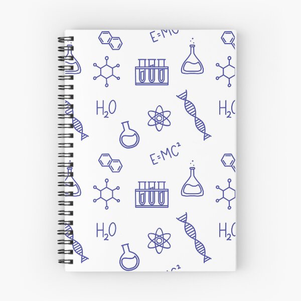 Item preview, Blue Chemistry Doodles – Science-Inspired Line Art designed and sold by designwithmina-.