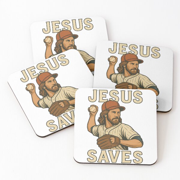 Item preview, Jesus Saves Baseball Closer | Retro Christian Sports T-Shirt designed and sold by Throttle Up Media.