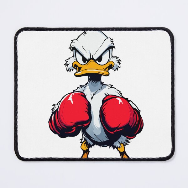 Item preview, Boxing Duck Champ | Angry Cartoon Fighter Bird designed and sold by NovaProArt.
