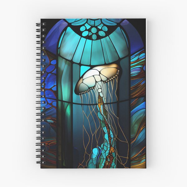 Item preview, Stained Glass Jellyfish designed and sold by ShadowAndSlate.