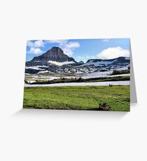 Reynolds Mountain At Logan Pass 2 - Glacier National Park Greeting Card