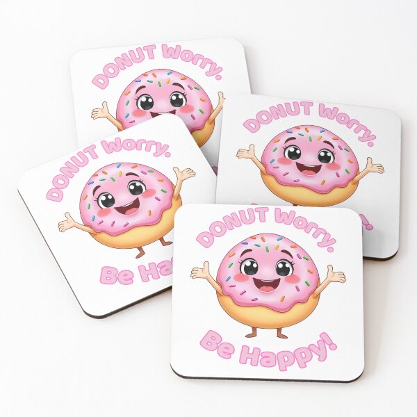 Item preview, Donut Lover Gift - Funny Cartoon Food Art designed and sold by LumiAnCreations.