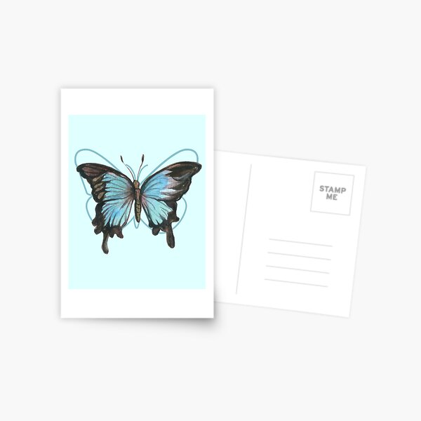 Item preview, butterfly blue designed and sold by coolcreativeco.