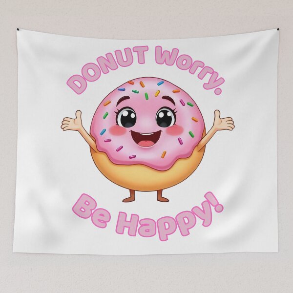 Item preview, Donut Lover Gift - Funny Cartoon Food Art designed and sold by LumiAnCreations.